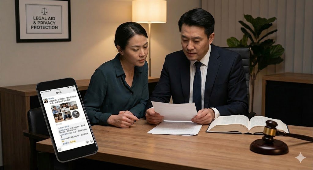 遭遇原配“朋友圈曝光”与网络暴力,如何在法律框架下体面反击?